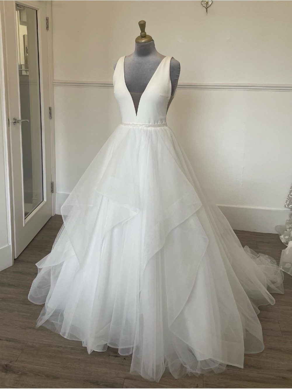 Maggie Sottero Fatima Plunging V-Neck Ball Gown